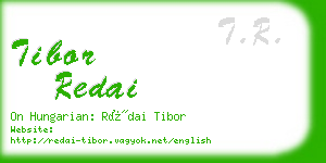tibor redai business card